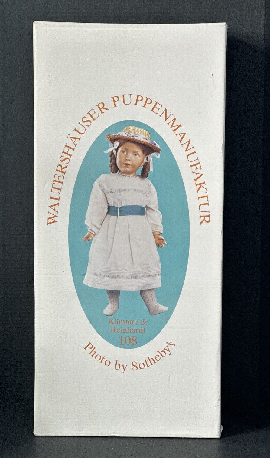 Vinyl Waltershauser Piccolina II 24” Doll Hildegard Gunzel LE 500 Box/Tag/COA