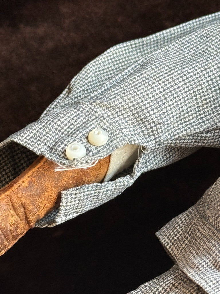 Antique American 23” Greiner Papier Mache Head No. 6 Fashion Doll with Label