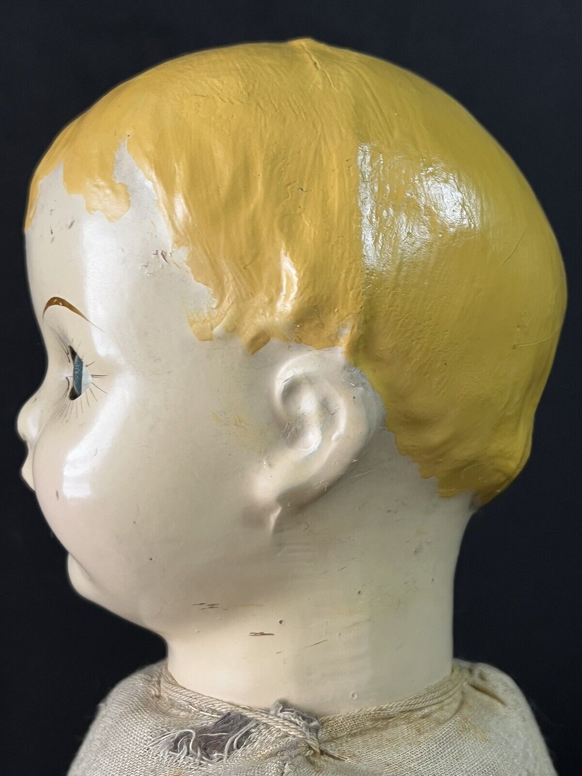 Antique 1920’s Composition Ideal Carrie Joy Character 18” Boy Doll Flirty Eyes
