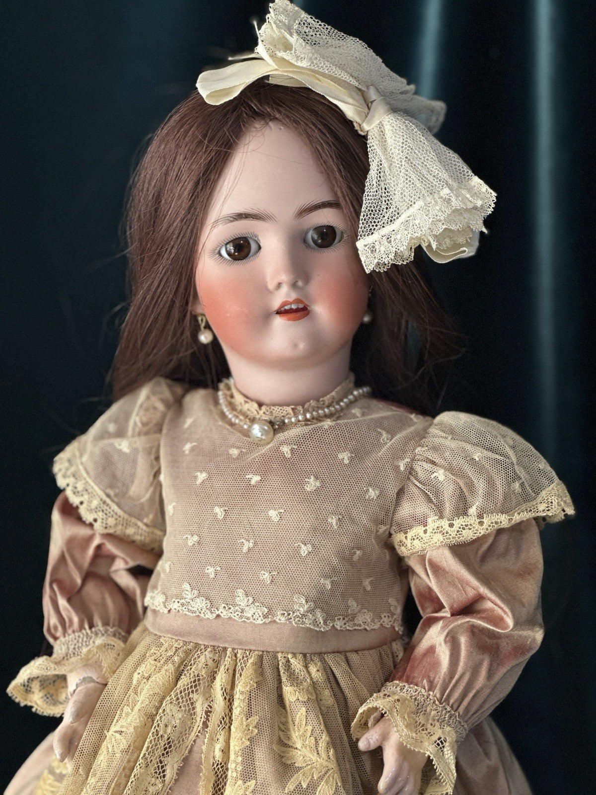 Antique German Simon Halbig Heinrich Handwerck Bisque Head 20” Doll