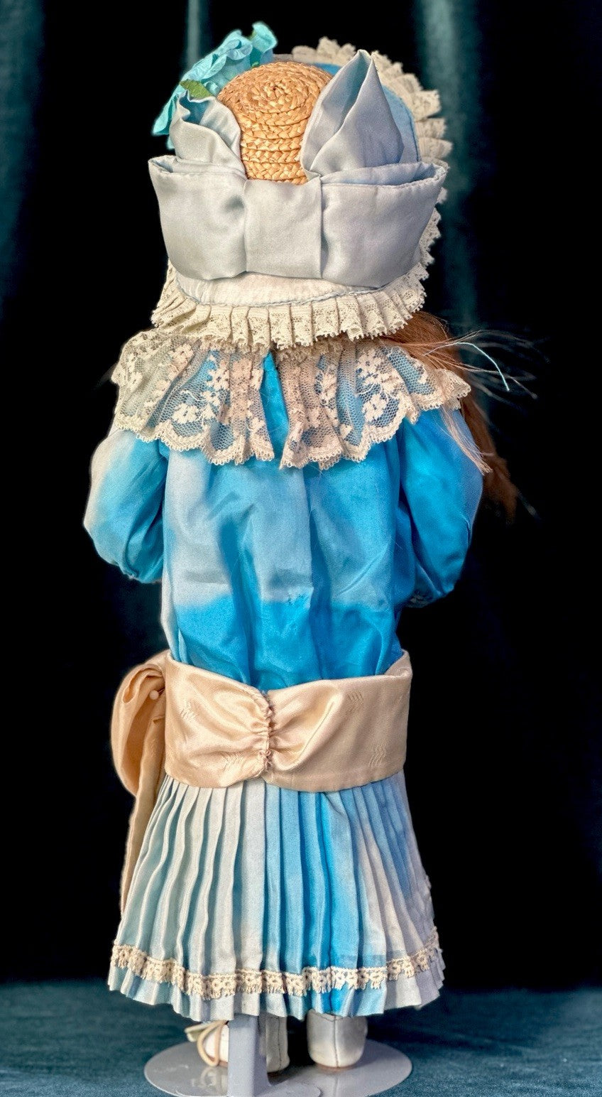 Artist Reproduction of Antique French Bru Jne 16” Doll Porcelain Head