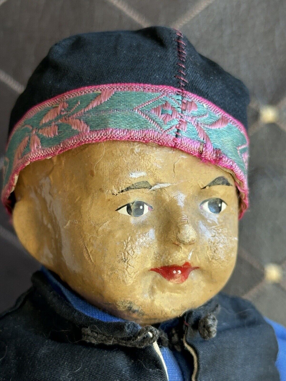 Antique Chinese Martha Chase Style FIve Finger Ching Child Missions Doll