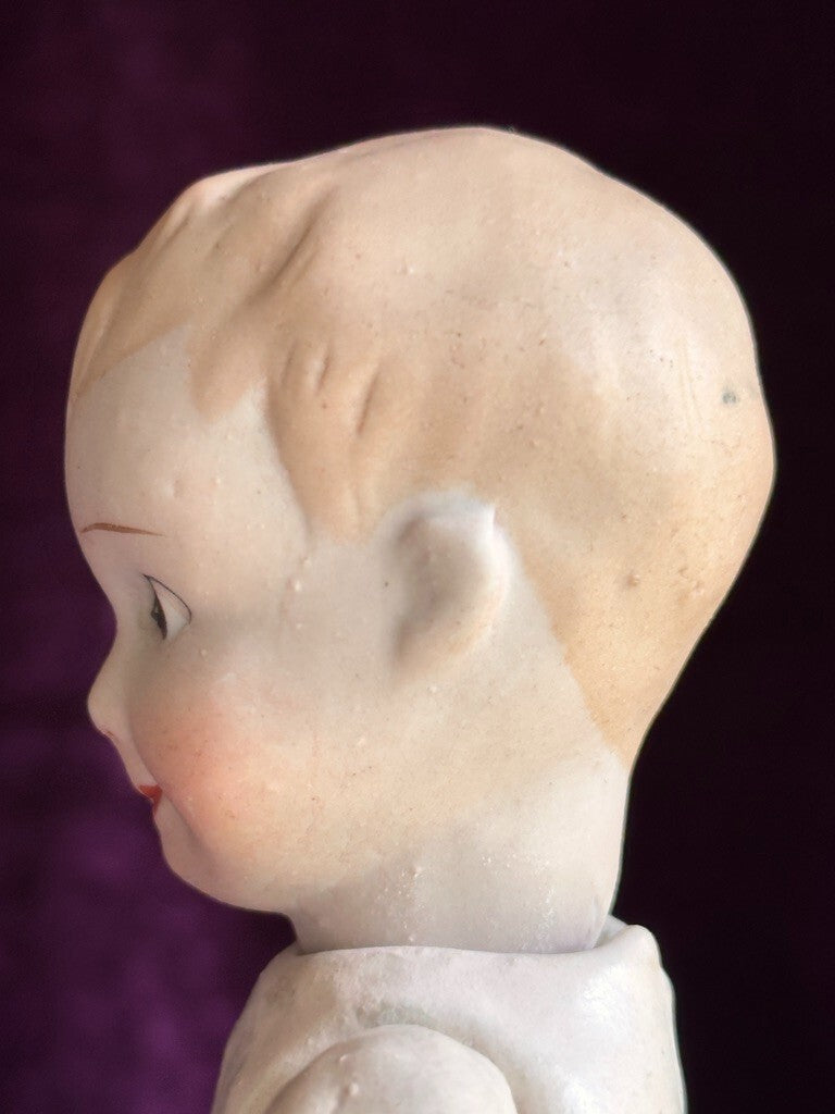 Antique Nippon 7" Bisque Head Composition Body Character Baby Doll