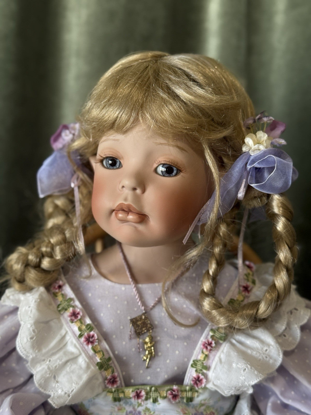 Large Original 42” Porcelain Doll “Stitches” by Donna Rubert LE 1000