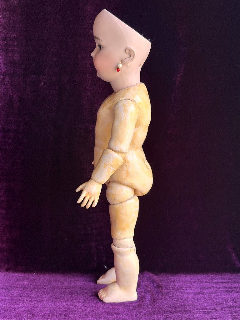 Rare Early Antique German 18” Kestner 189 Bisque Head Doll Composition Body
