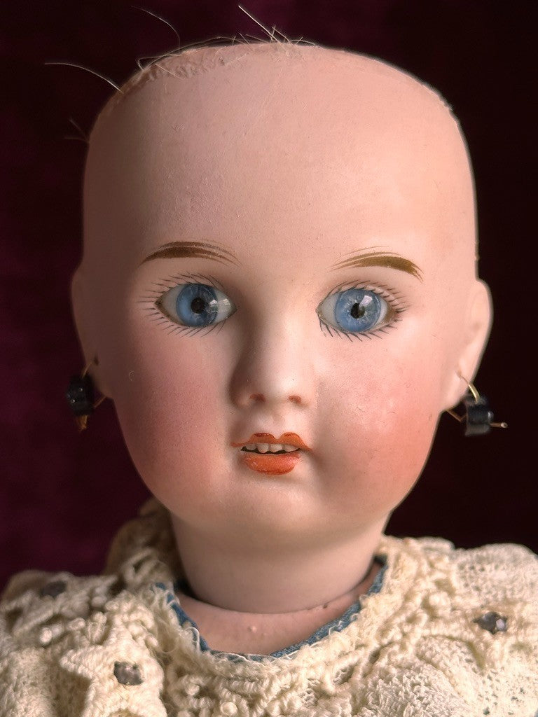 Antique French 12.25” SFBJ 21R Bisque Head Doll Restored