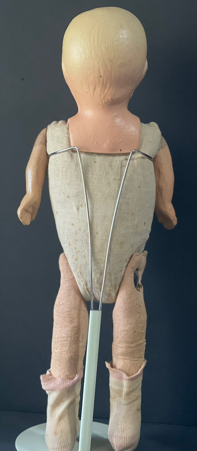 Vintage/Antique (?) Unidentified Large 24” Early Composition Doll
