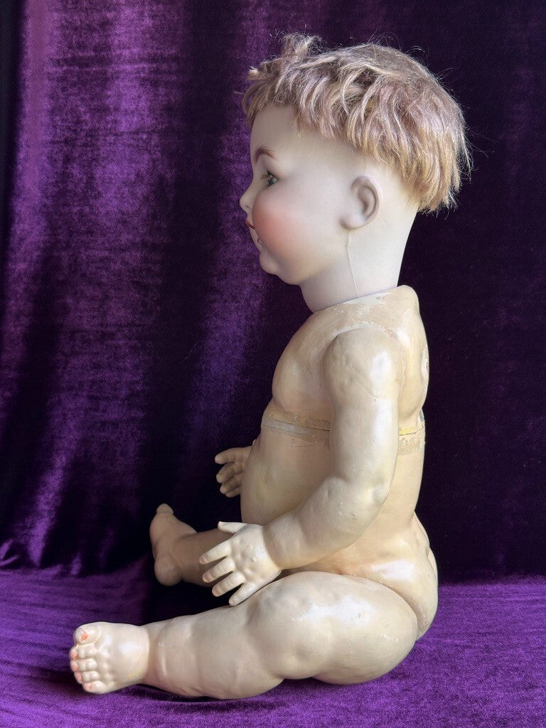 Antique German 24" Simon & Halbig Kammer & Reinhardt 126 Bisque Head Baby Doll