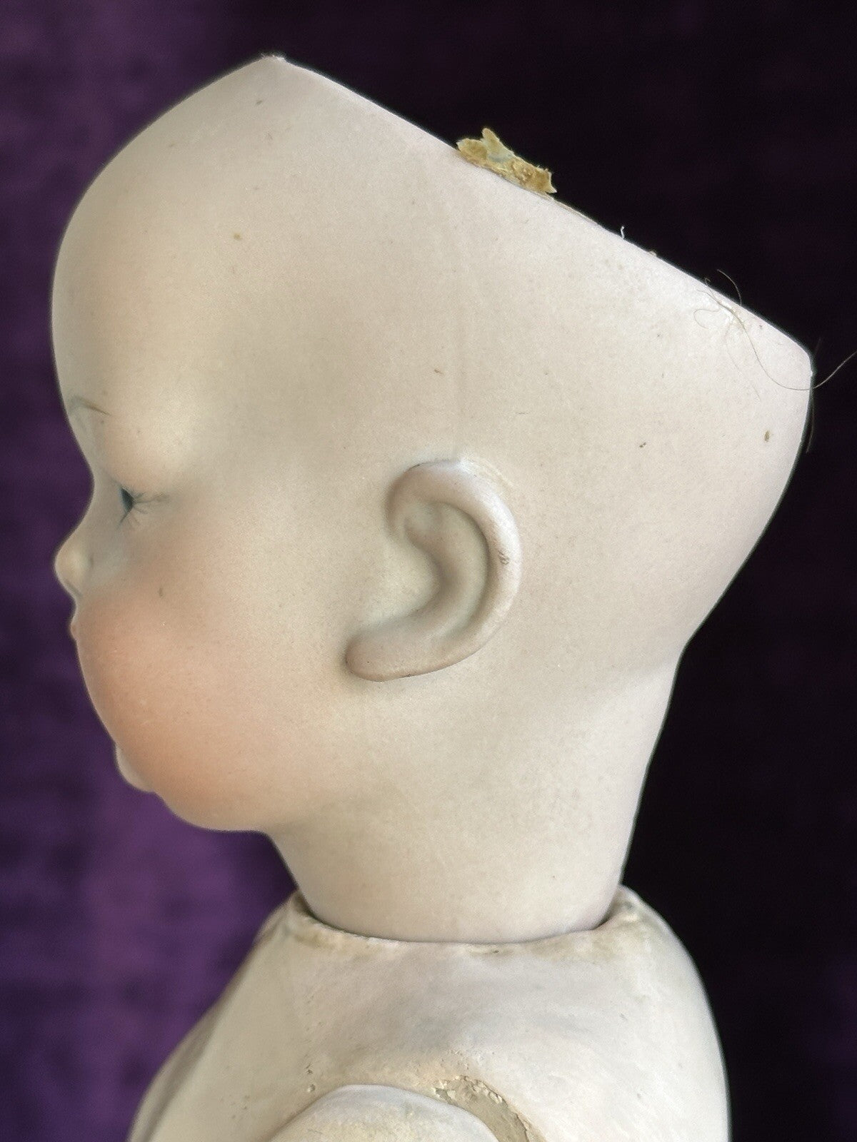 Rare Antique German 11.5” Kley Hahn 160 Open/Closed Mouth Bisque Head Baby Doll