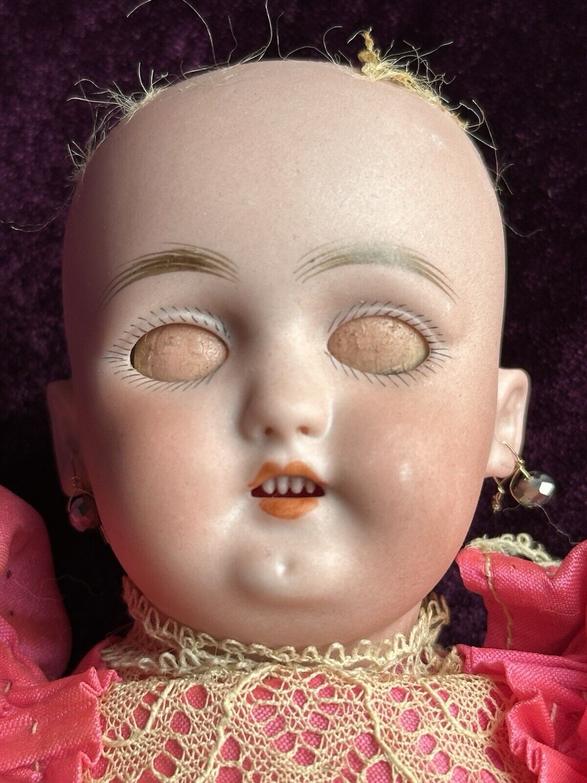 Antique German 11.5” Simon Halbig 1079 Bisque Head Doll