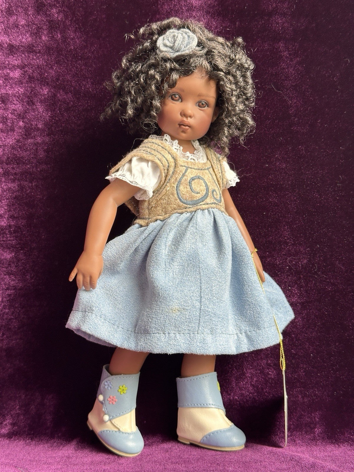 Helen Kish & Company Bitty Belle Magnifique 11" African American Doll with Tag