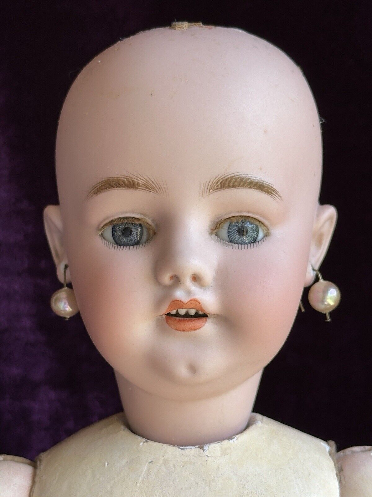 Antique German 22” Simon Halbig 1039 Mechanical Flirty Eyes Walker Doll