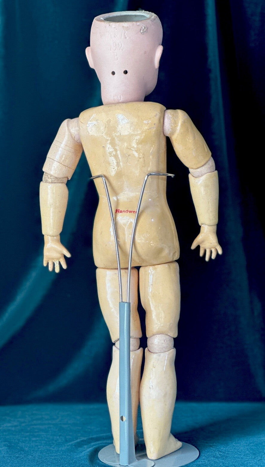 Antique German Kammer & Reinhardt 20” Doll Mold 192 B Bisque Head Comp Body