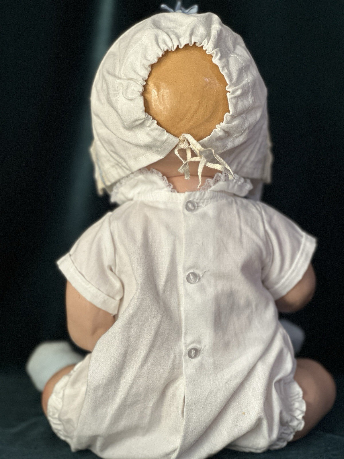 Vintage Unmarked All Composition 17” Baby Doll