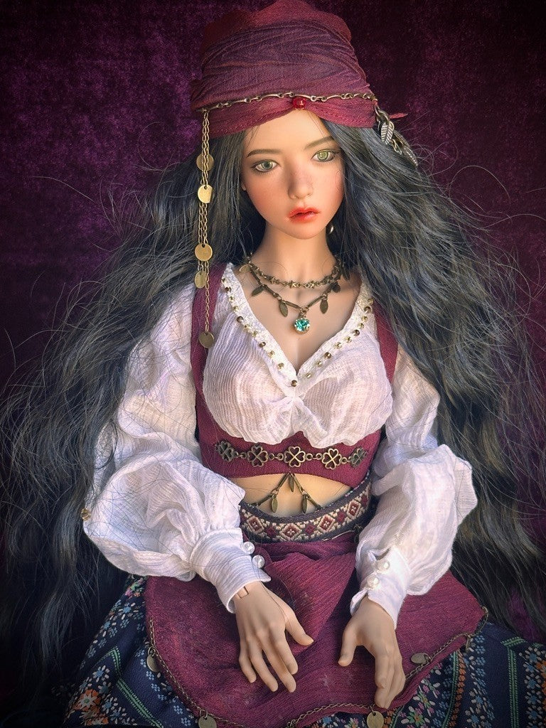 Iple House 18” Female Soo BJD 1/4 Resin Fashion Doll Face-Up Wig Dressed Box COA
