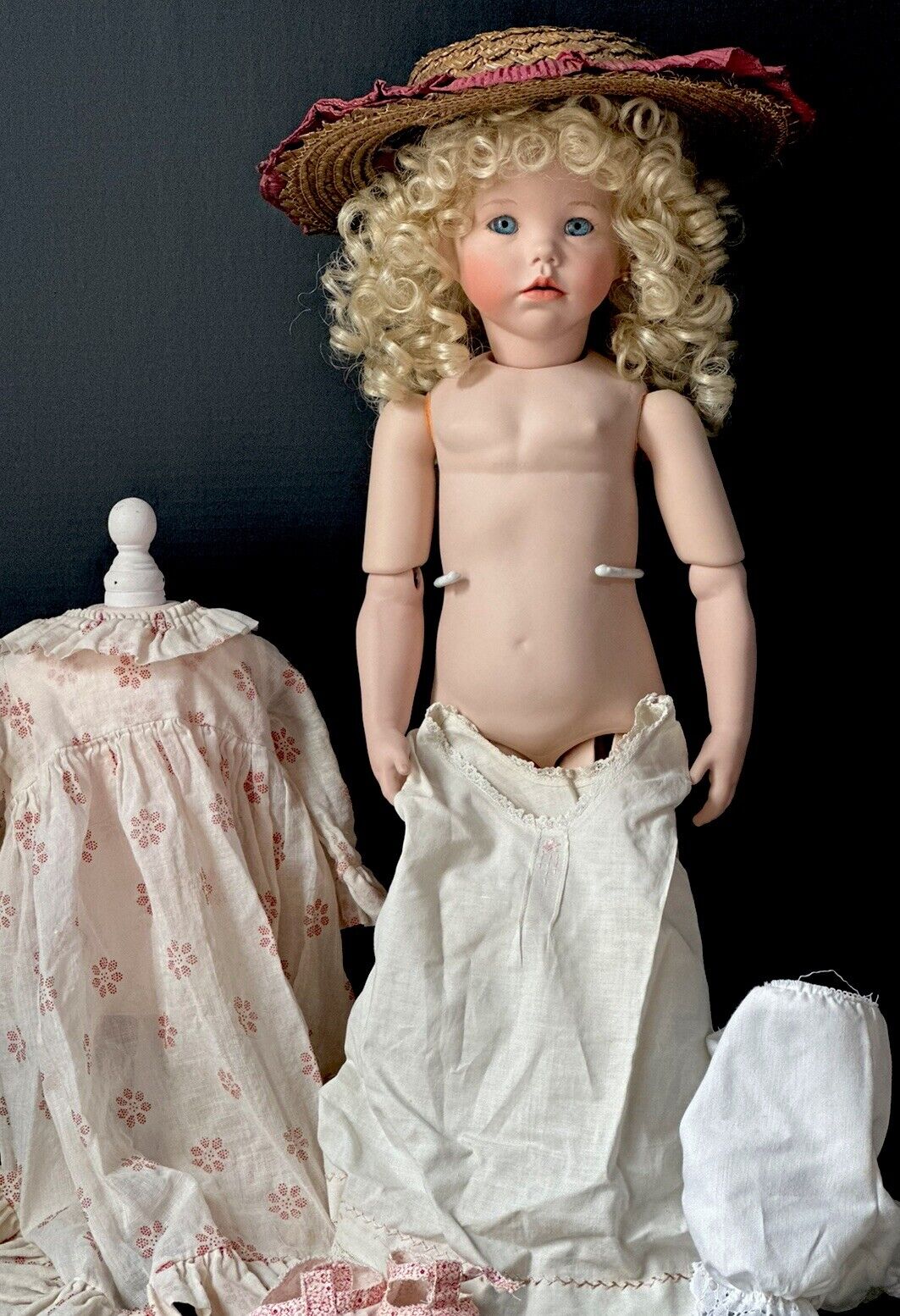 Artist Reproduction Of “Hilary” by Dianna Effner 23” Porcelain Doll French Body