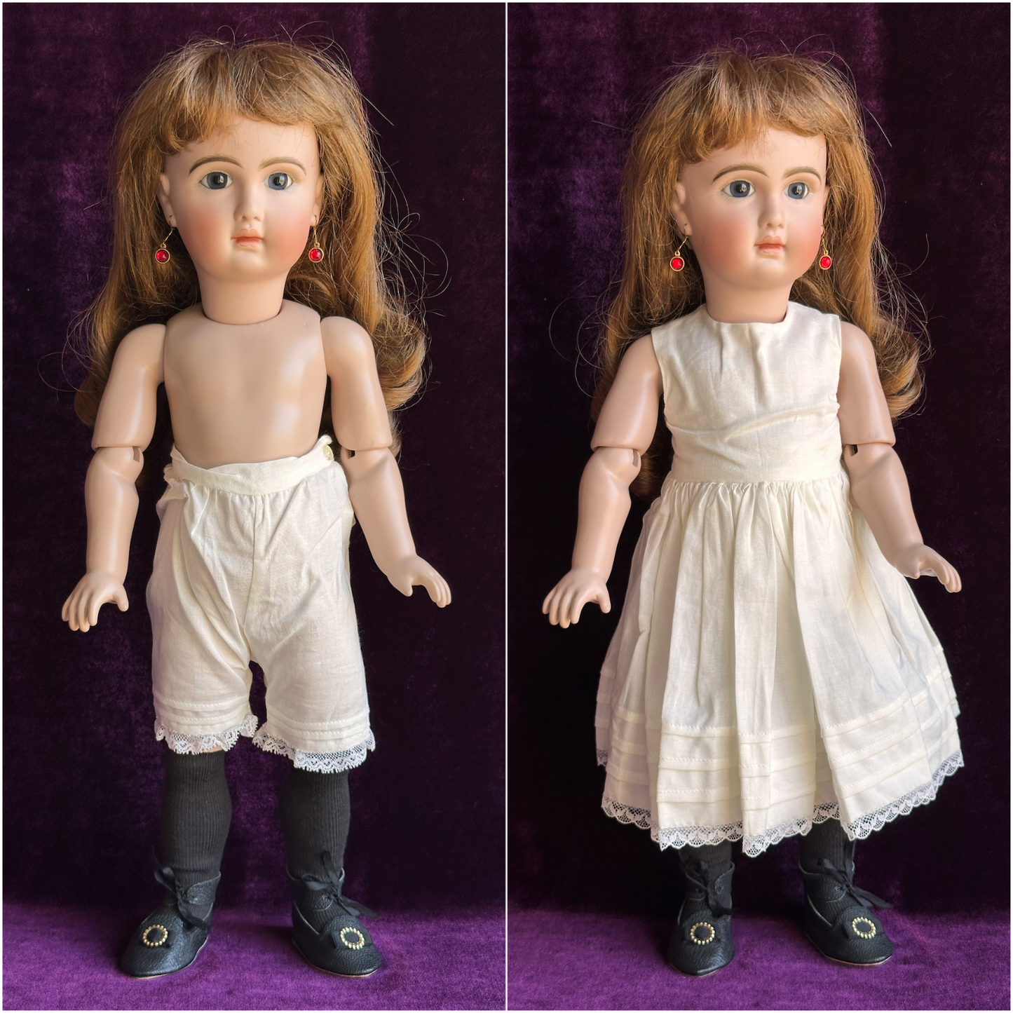 Porcelain 17” Reproduction of Antique French Rabery & Delphieu L'Intrepide Doll