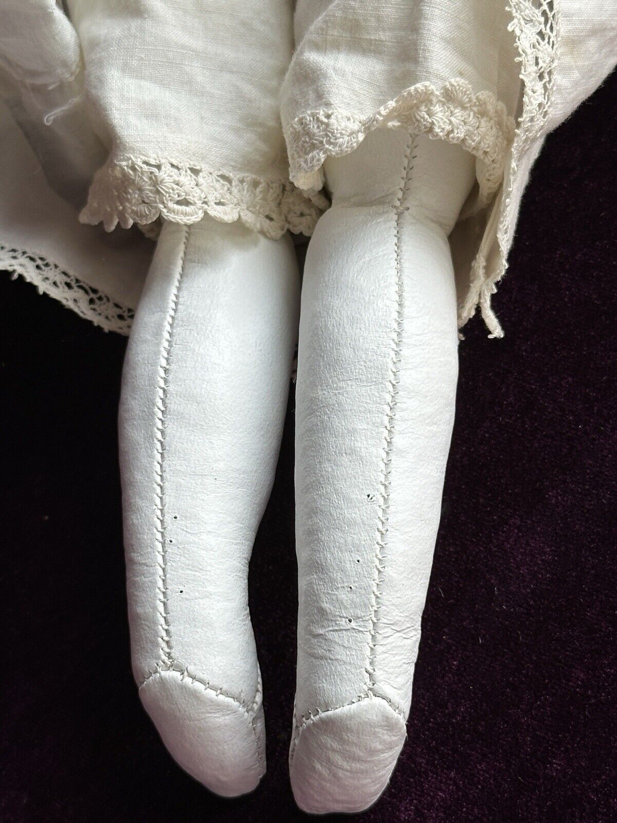 Vintage 15” Reproduction of Antique French Huret Fashion Doll with Glass Eyes