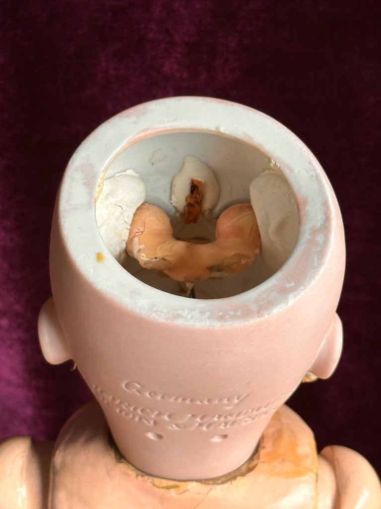 Antique German Halbig Handwerck Bebe Cosmopolite Bisque Head Doll Crier Orig Box