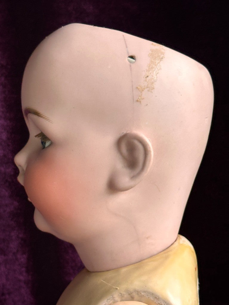 Large 21” Antique German JDK Kestner 257 Bisque Head Baby Doll Composition Body