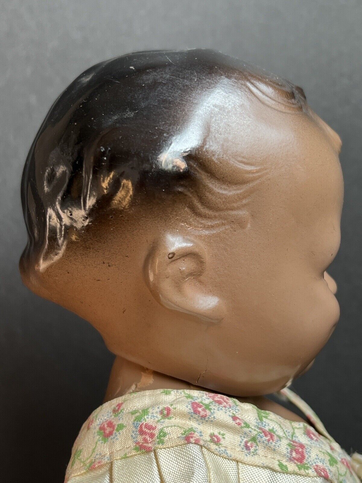 Original Vintage Composition Dark Complexion Scootles Rose O’Neill Cameo Doll