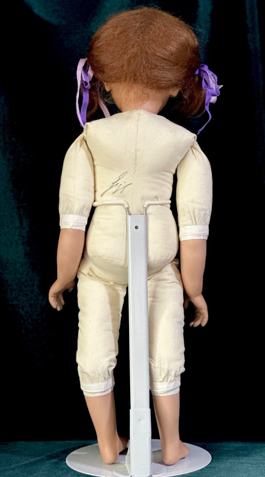 Artist Signed German Original Porcelain 24” Doll By Grossle-Schmidt LE 20