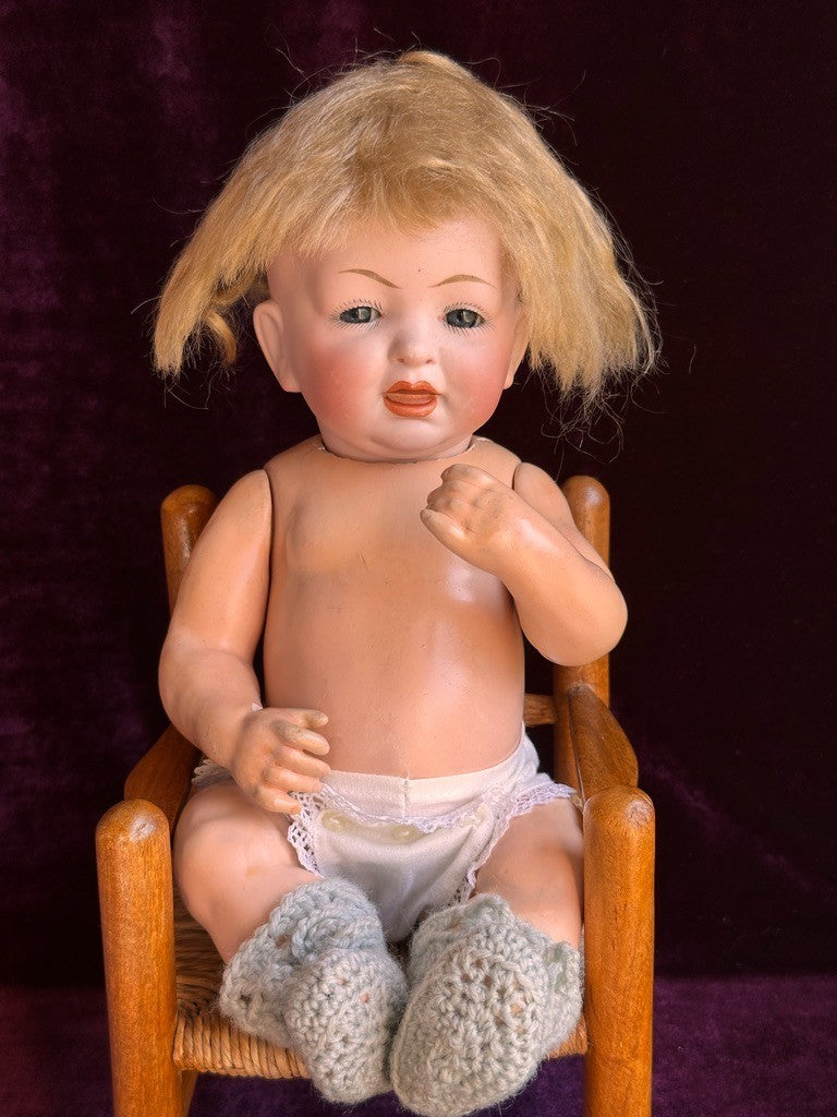 Antique German 12” JDK Kestner 211 Bisque Head Baby Doll Composition Body