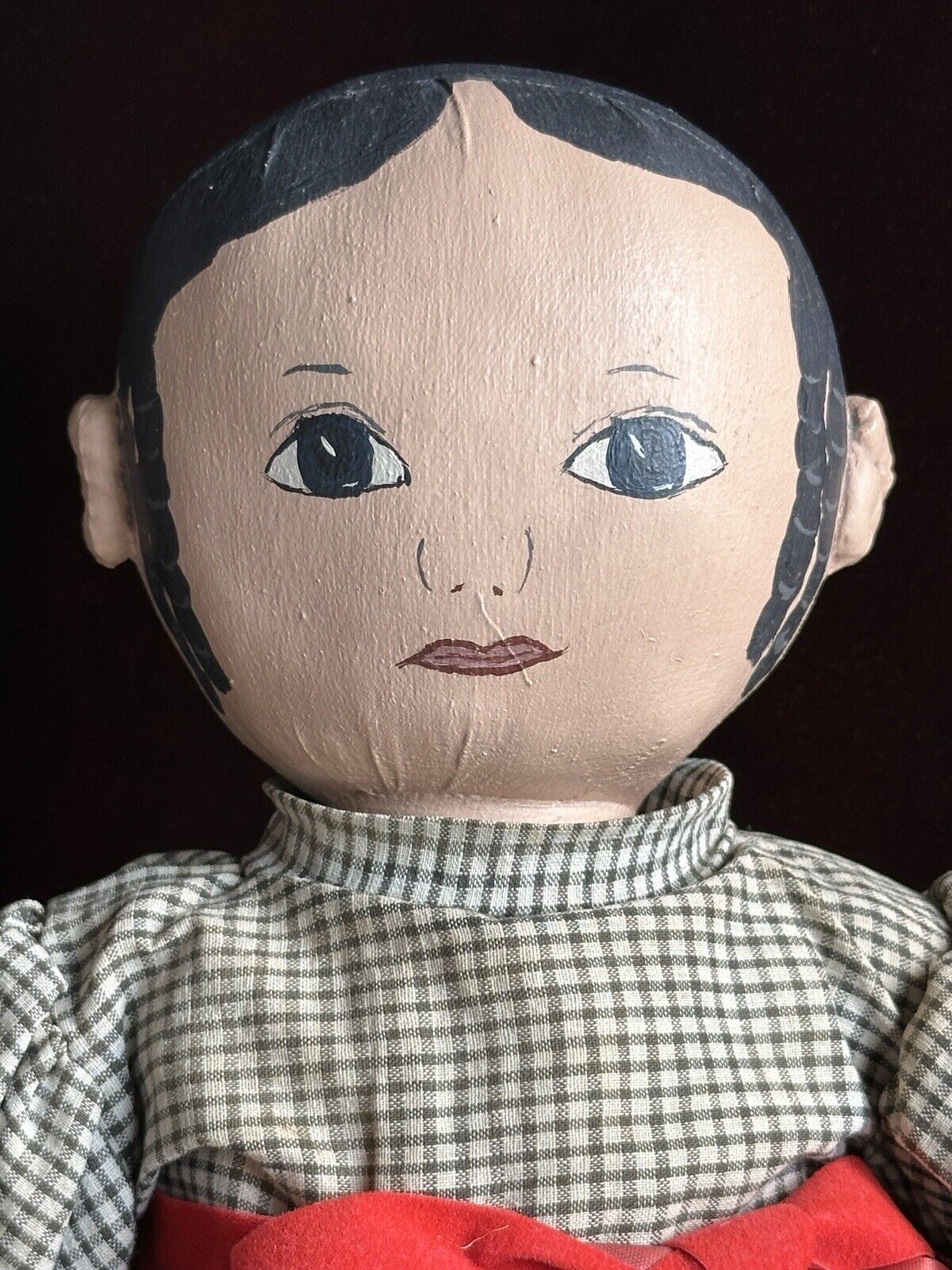 Vintage 18” Cloth Artist Reproduction of Antique Izannah Walker Victoria Doll