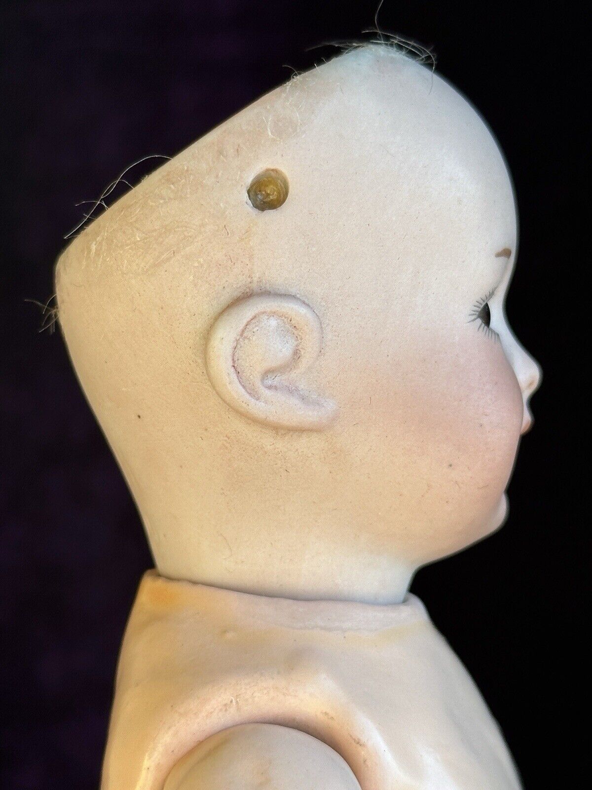 Rare Antique German 9.5” Armand Marseille 590 Bisque Head Baby Doll