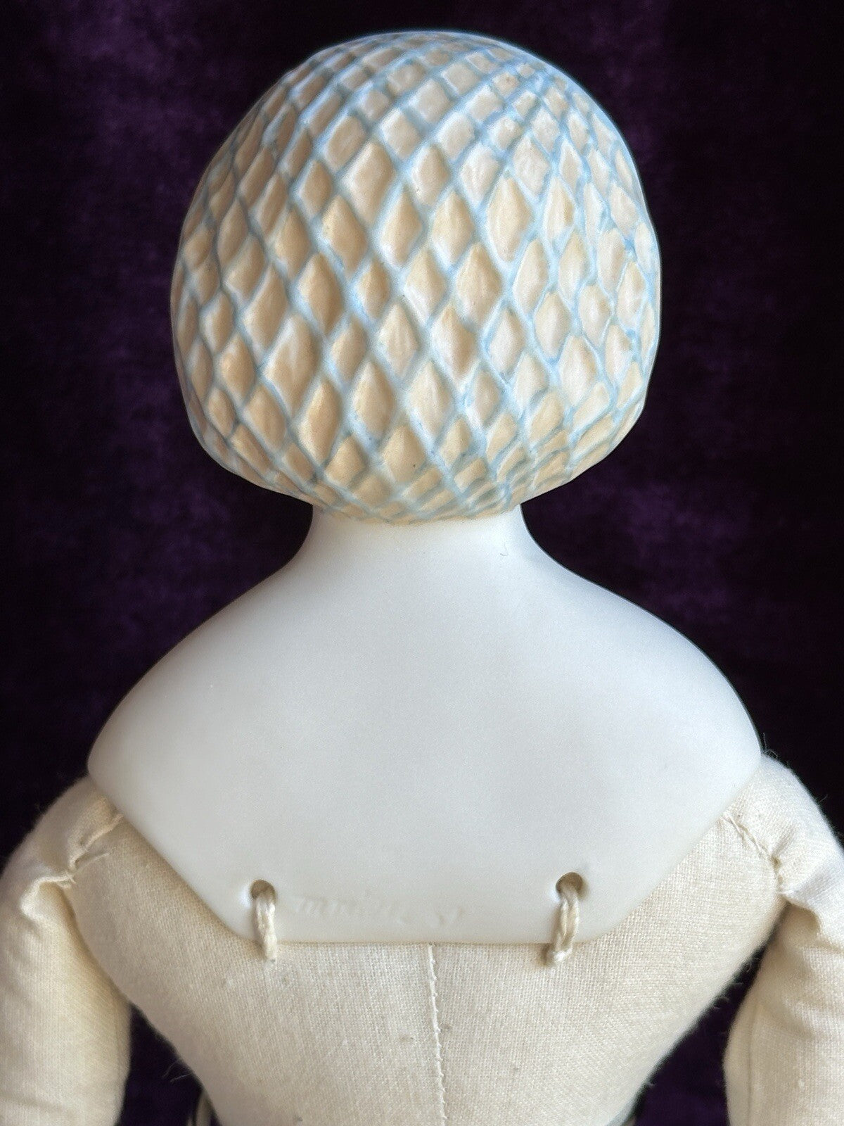 Vintage 16” Porcelain Victorian Reproduction of Parian Fashion Lady Doll
