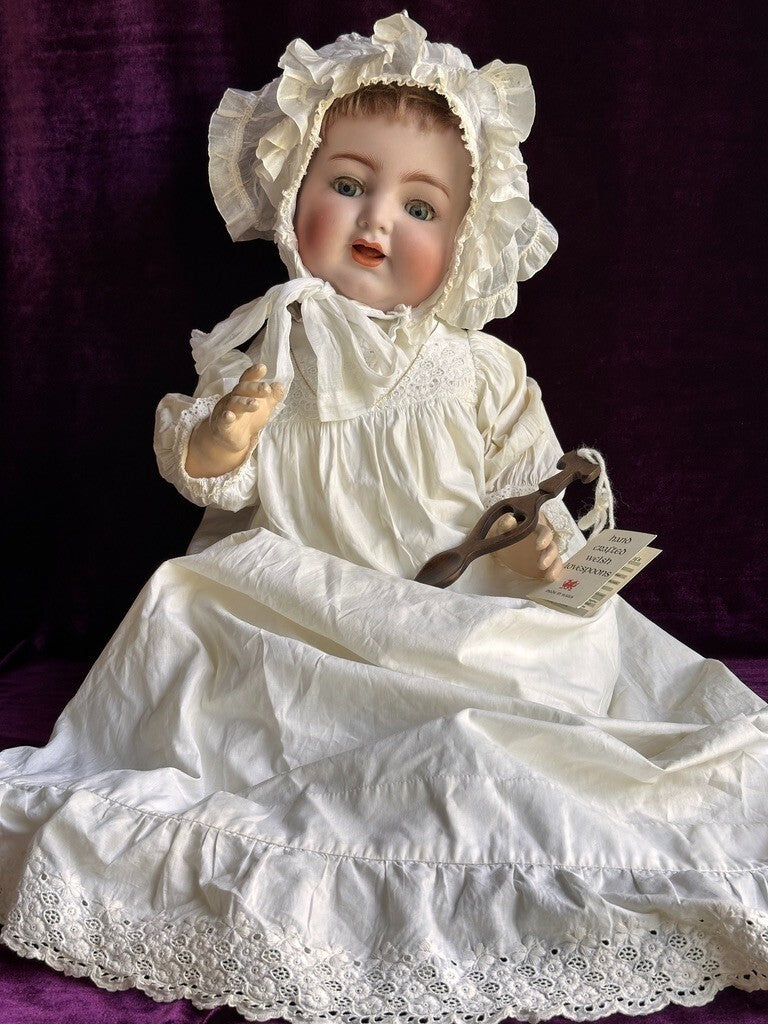 Antique German 24" Simon & Halbig Kammer & Reinhardt 126 Bisque Head Baby Doll
