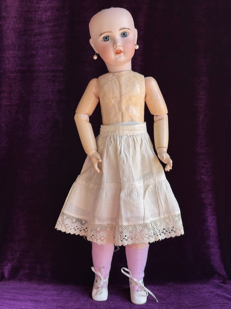 Antique French 23” SFBJ Paris Bisque Head Doll