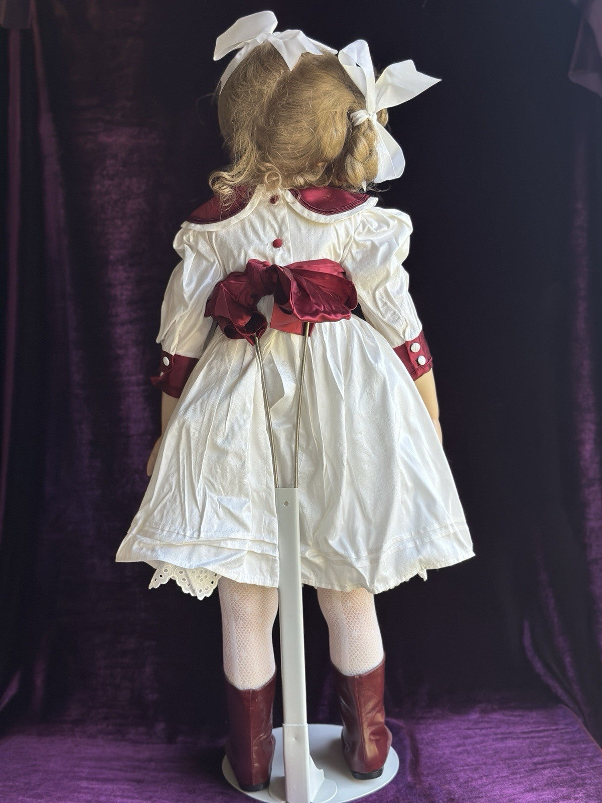 German 31” Hildegard Gunzel Wax Over Porcelain May Doll NIB LE Europe 35