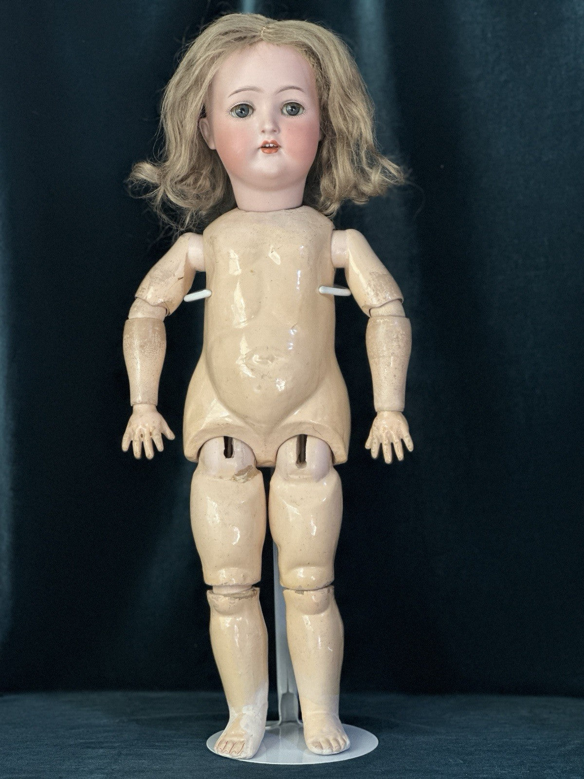 Antique German Mengersgereuth Porzellanfabrik Bisque Head 20” Doll