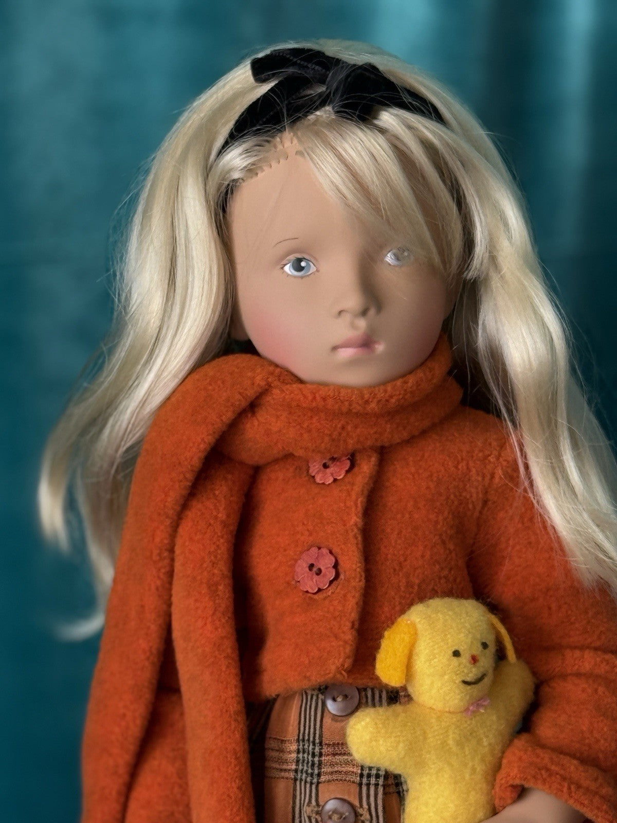 Collectible German Zwergnase by Sylvia Natterer Vinyl 18” “Eloise” Doll