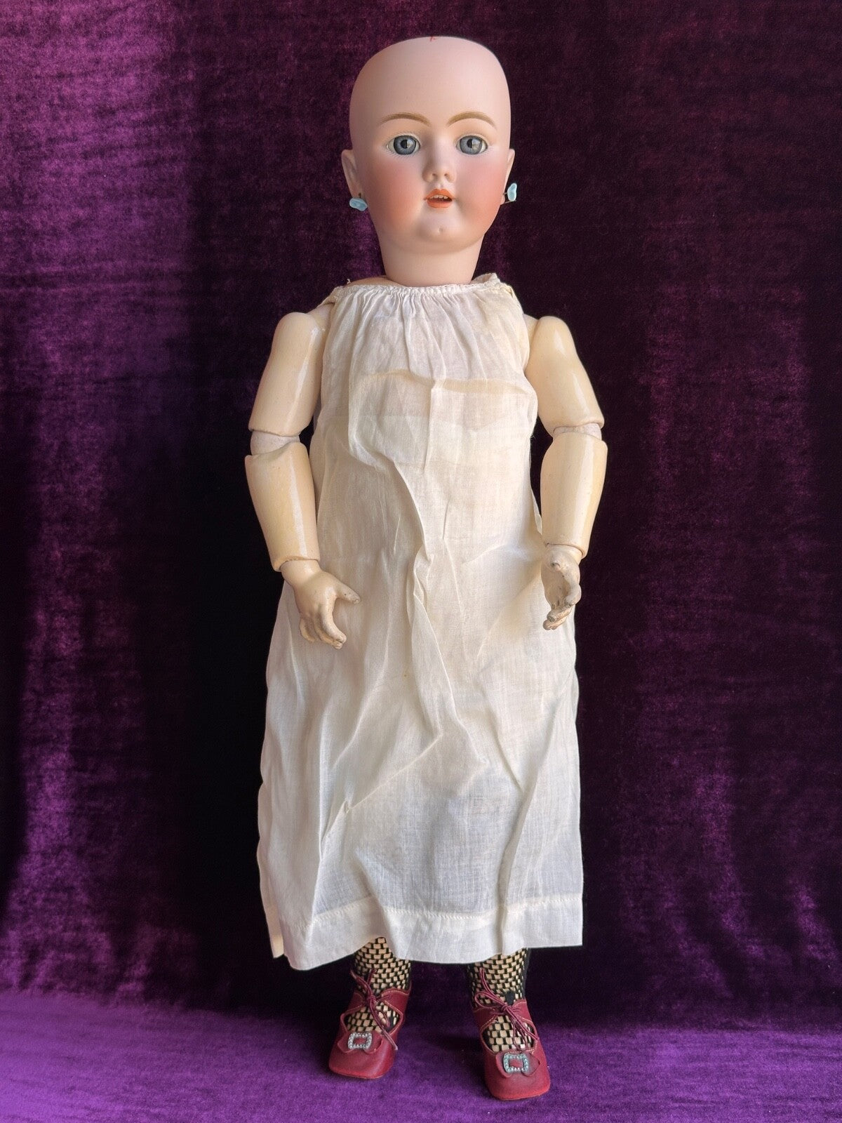 Antique German 23” Heinrich Handwerck 69 Bisque Head Doll