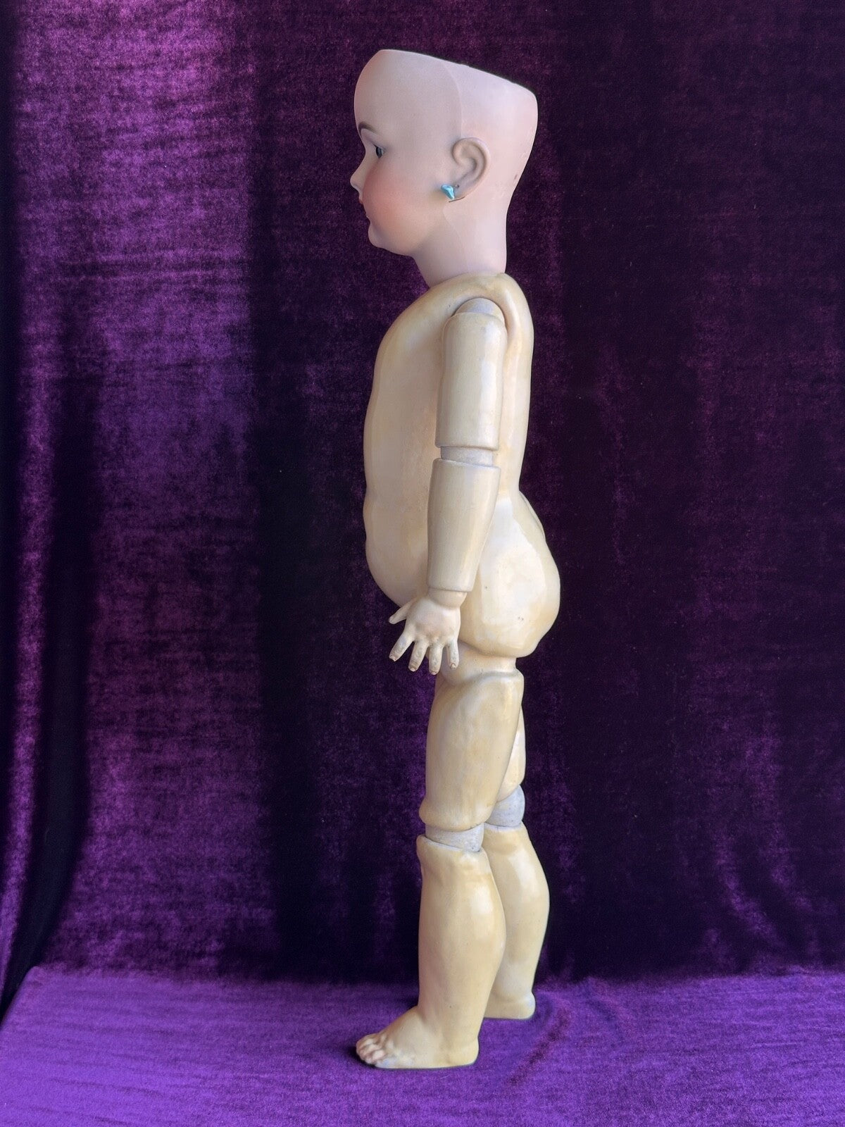 Antique German 23” Heinrich Handwerck 69 Bisque Head Doll
