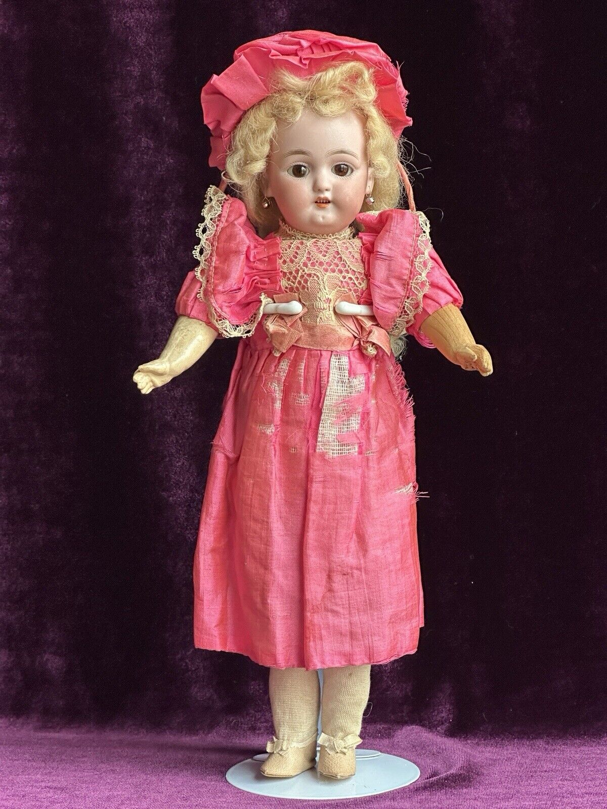 Antique German 11.5” Simon Halbig 1079 Bisque Head Doll