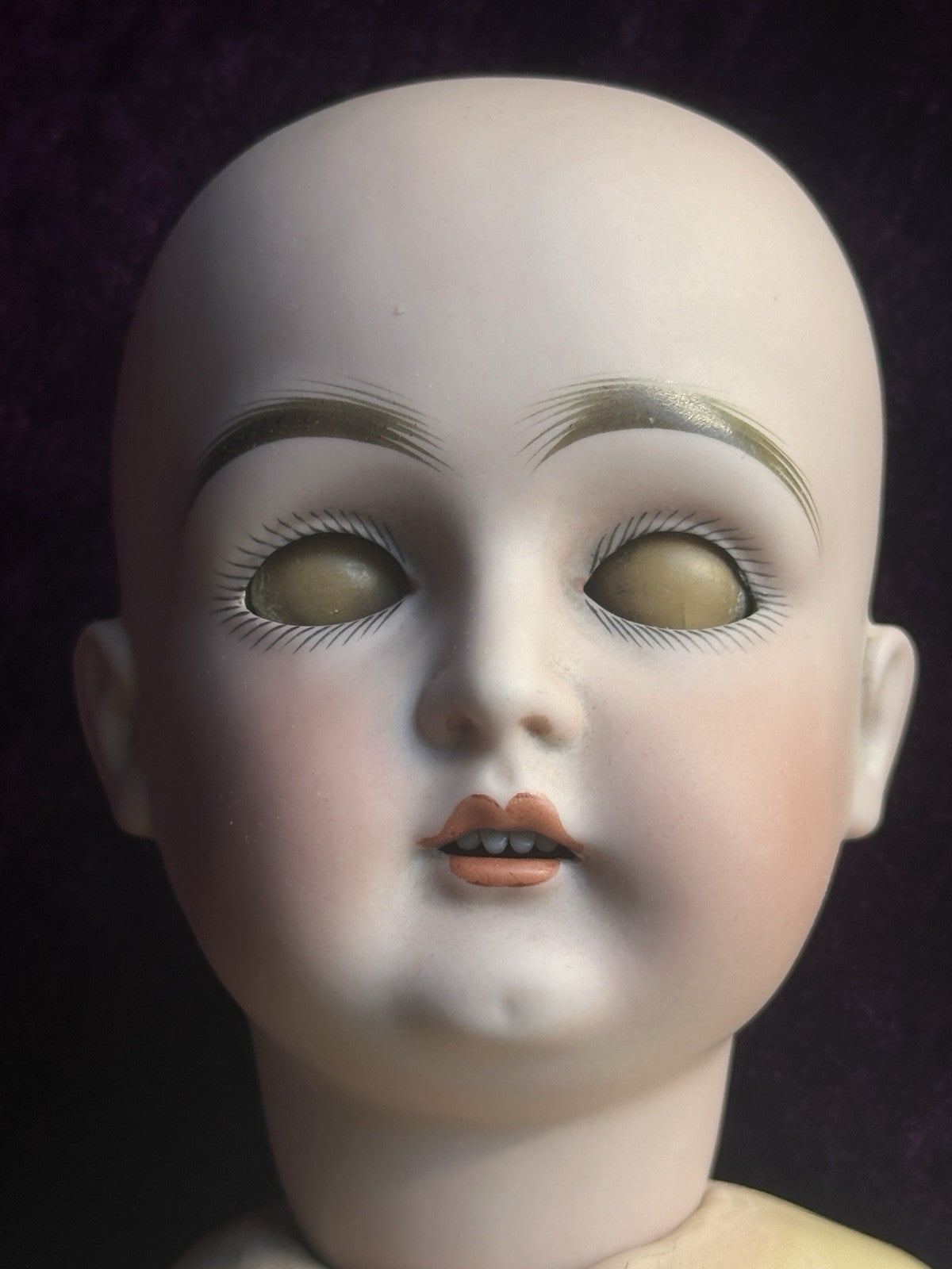 Antique German 18.5” Kestner 129 Bisque Head Composition Body Doll