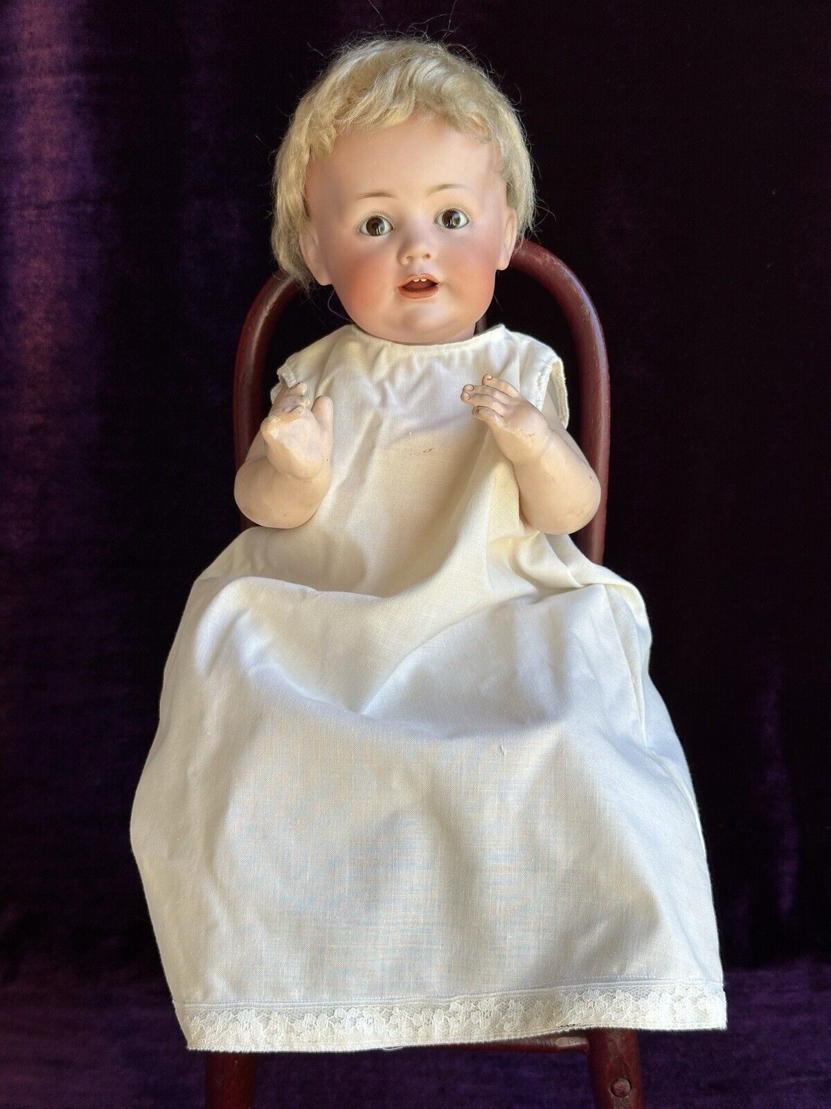 Antique German 15" JDK Kestner 247 Bisque Character “Baby Jean” Doll