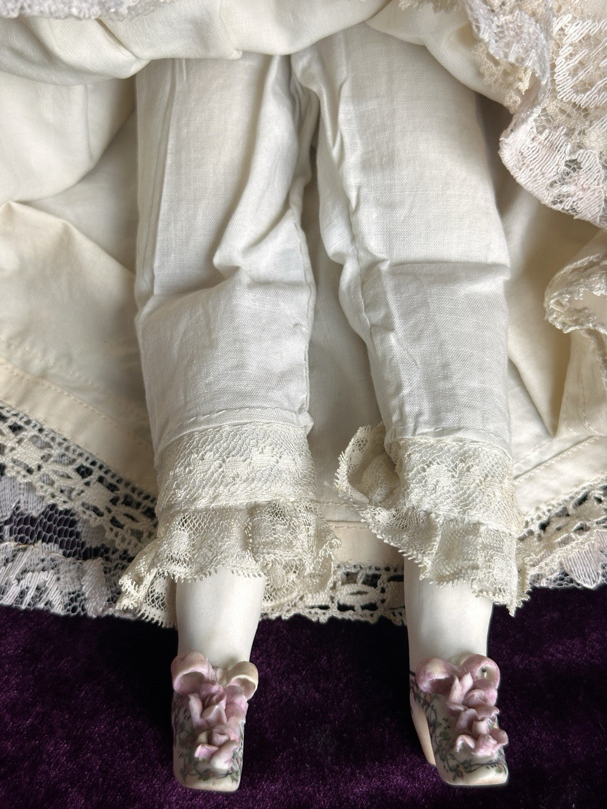 Vintage Porcelain 15” Parian Style Victorian Doll