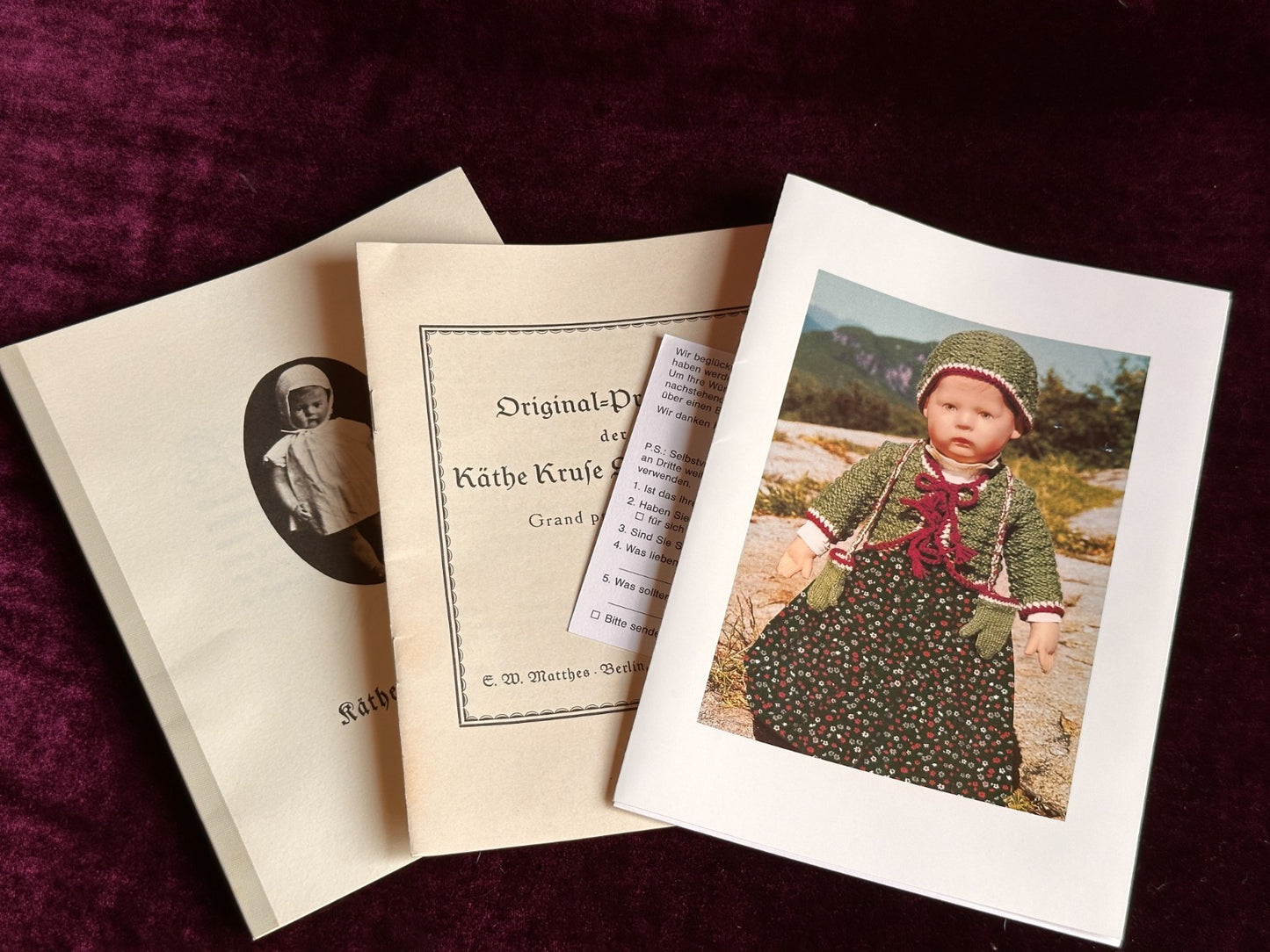 Rare German 17” Kathe Kruse Cloth Doll I Margretchen Repro LE 500 NIB