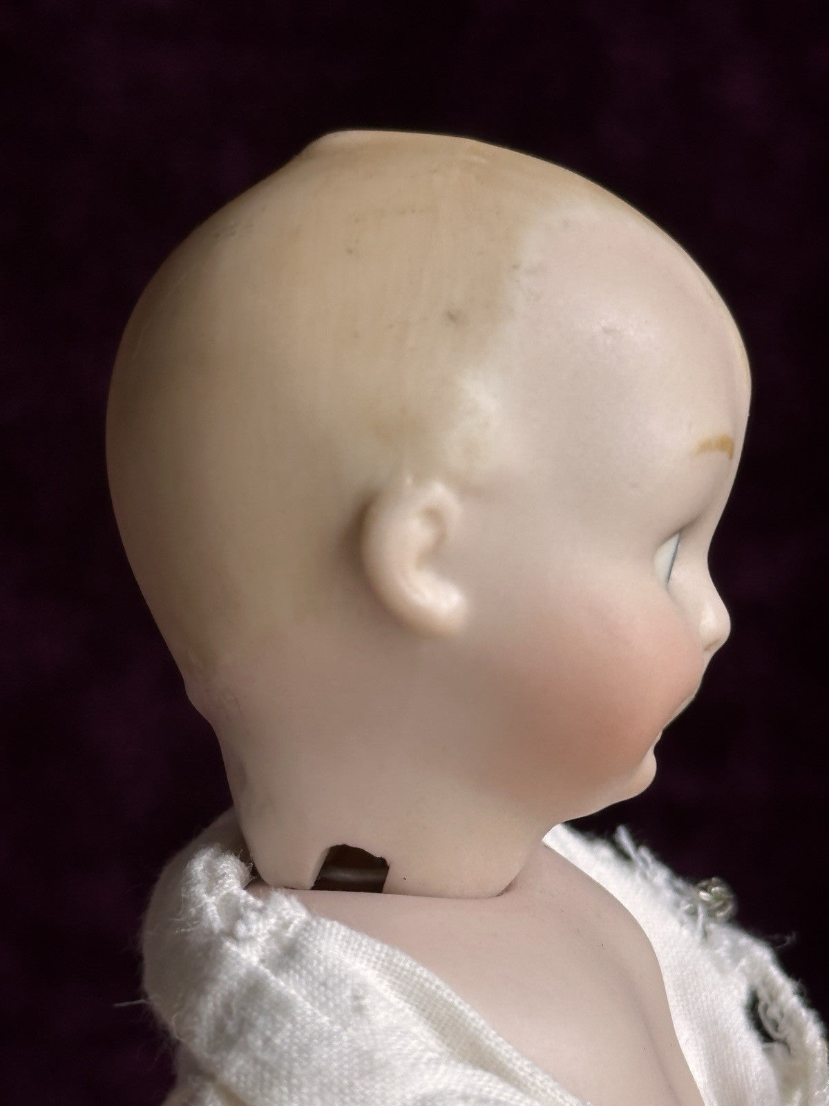 All Porcelain 6.75” Reproduction of Antique German Armand Marseille 320 Doll