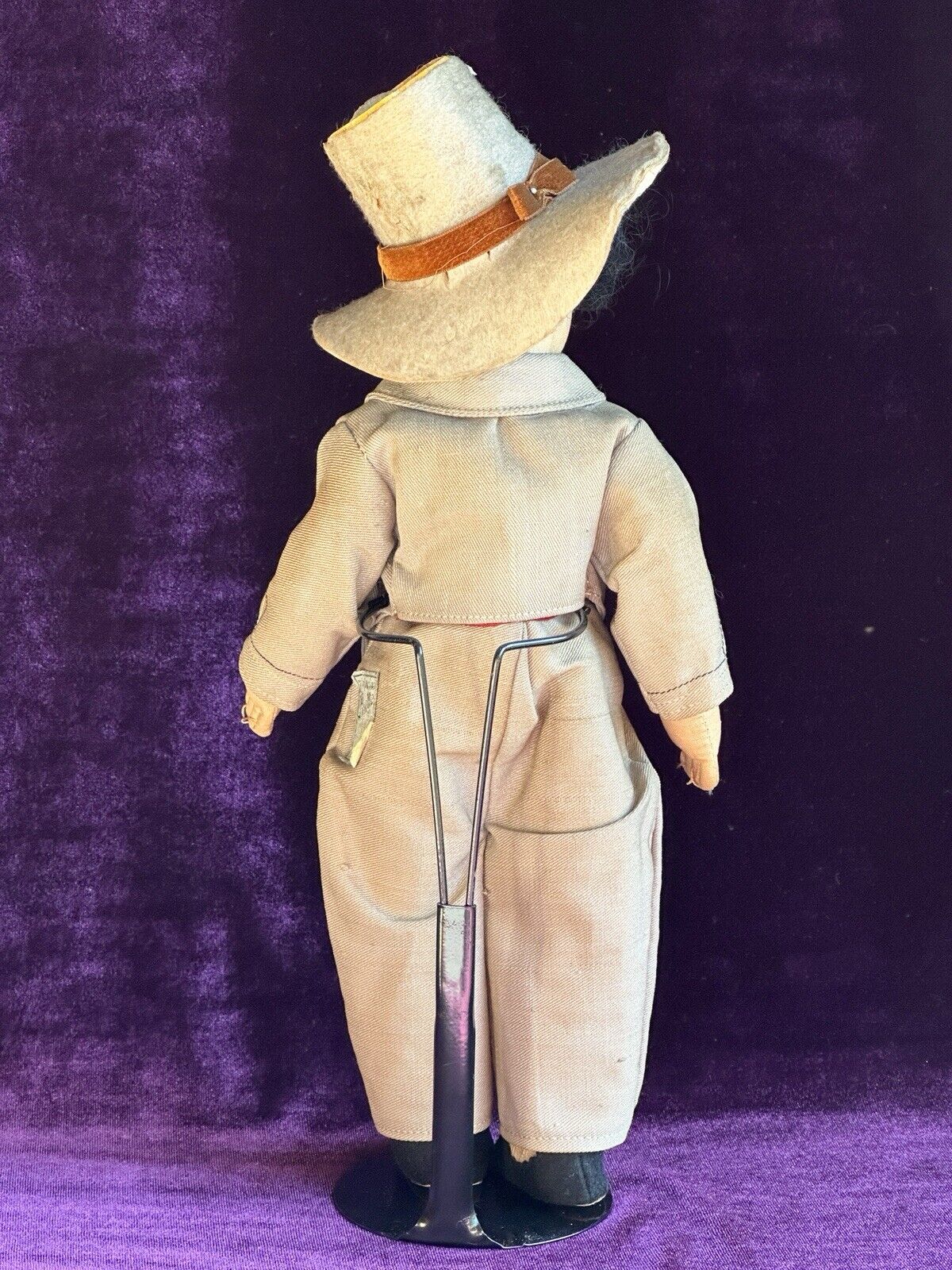 All Original Vintage Early Spanish 10.5” Munecas Pages Hard Mask Cloth Doll