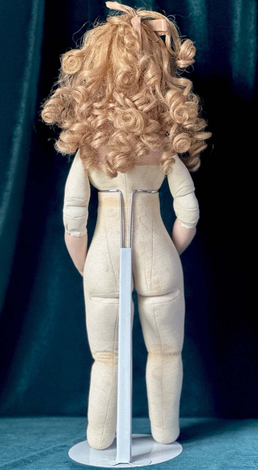 Vintage Artist Reproduction of Antique French Bru Jne 20” Doll Porcelain Head