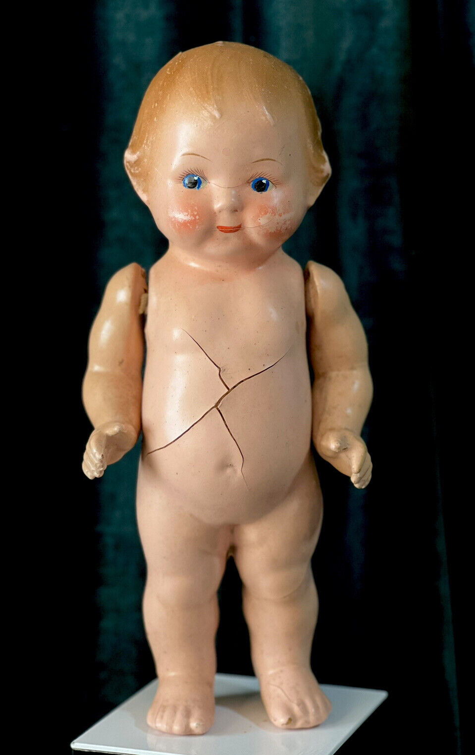 Rare Antique 1910’s Horsman E.I. H. Composition 12" Peterkin Doll