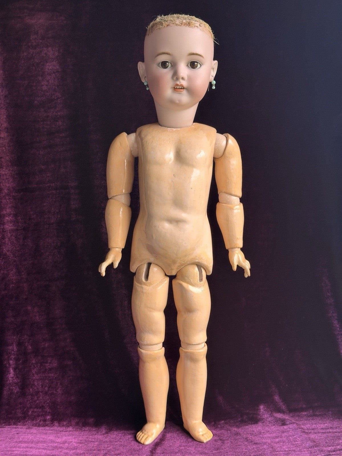 Large Antique German 28” Simon Halbig 1079 Dep Bisque Head Doll