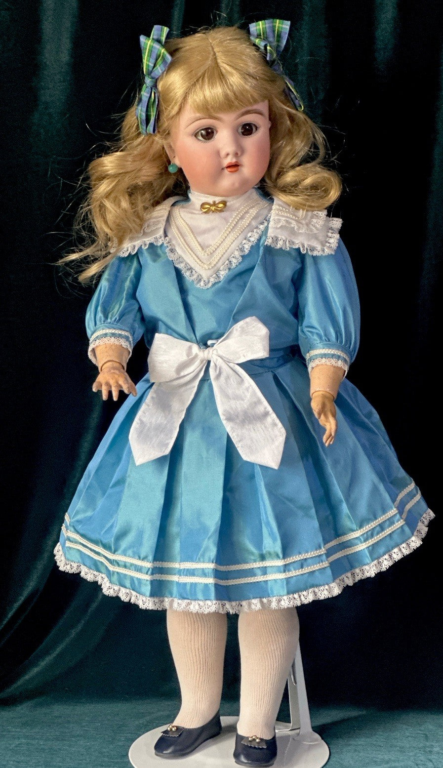 Antique German Heinrich Handwerck 109-12 DEP Bisque Head 24” Doll