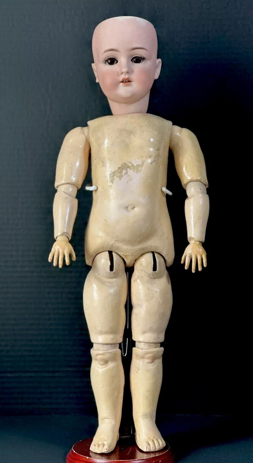 Antique German 22” Doll Pansy I Bisque Head Composition Body