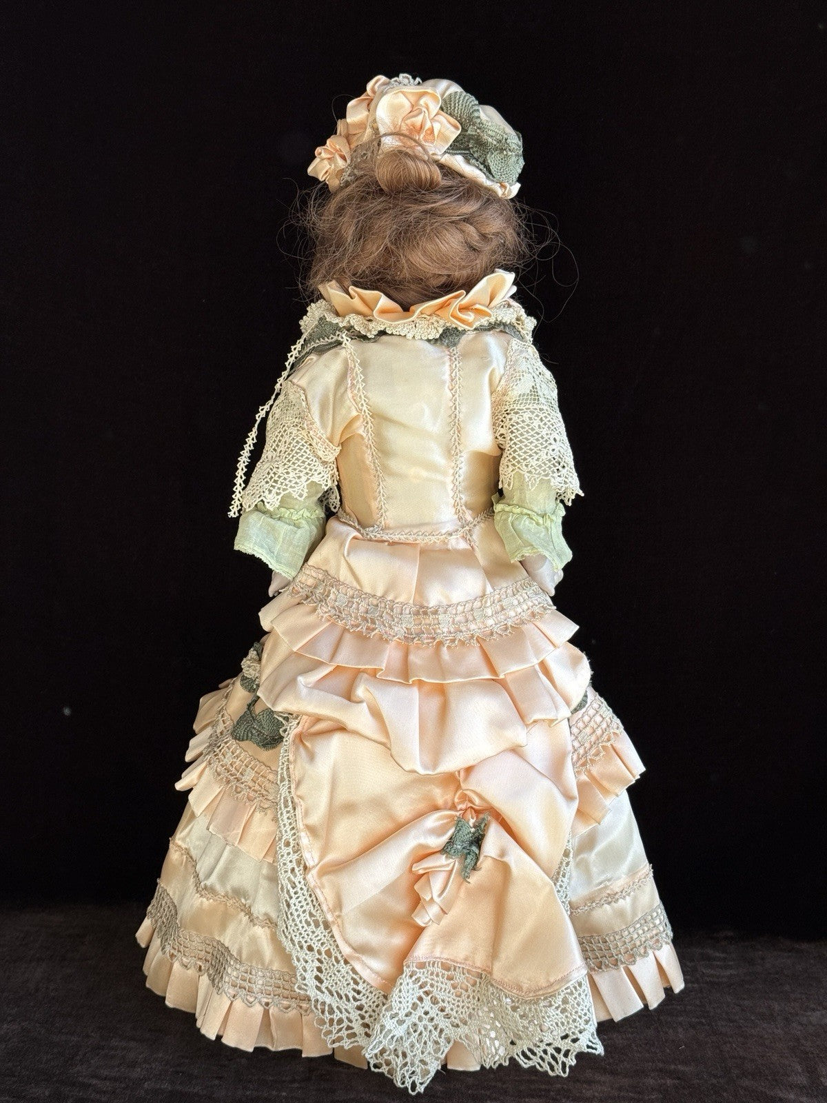 Antique German 20” Gebrüder Kuhnlenz (?) Bisque Shoulder Head Doll